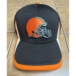 Cleveland Browns NFL New Era 39Thirty Fitted Hat Cap Brown/Orange Sz S/M‎ New